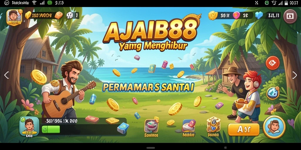 Tampilan gameplay seru dari AJAIB88 yang menggembirakan.
