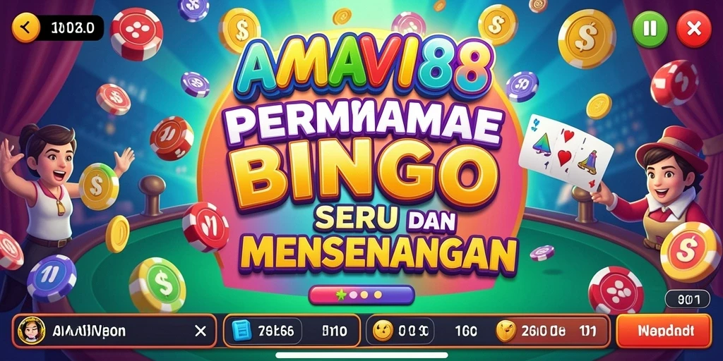 Tampilan menakjubkan dari gameplay Bingo di AMAVI88.