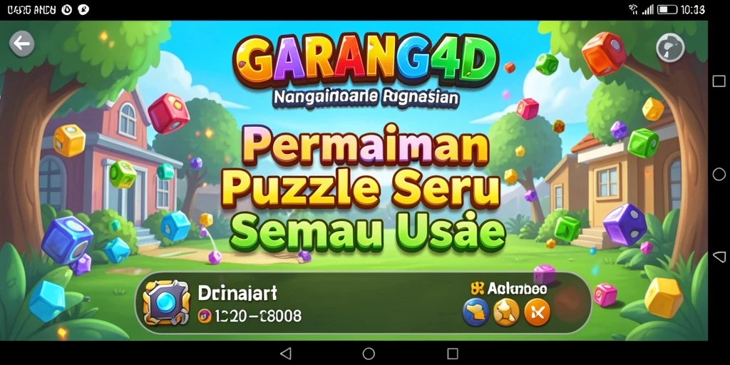Tampilan gameplay menarik GARANG4D saat memecahkan puzzle.