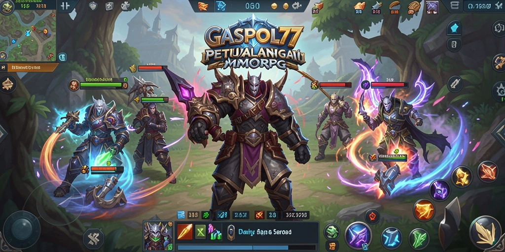 Screenshot GASPOL77 yang menampilkan aksi seru dalam petualangan MMORPG.