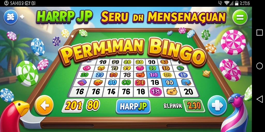 Tampilan menarik dengan gameplay seru di HARAPJP Bingo.