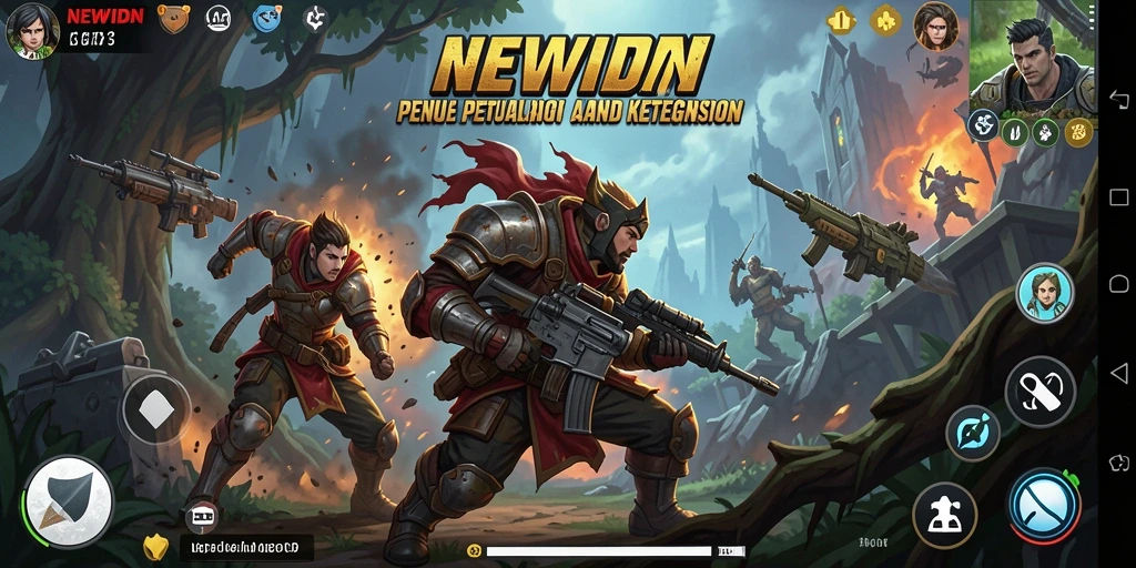 Tangkapan layar menampilkan momen mendebarkan dalam permainan Action.