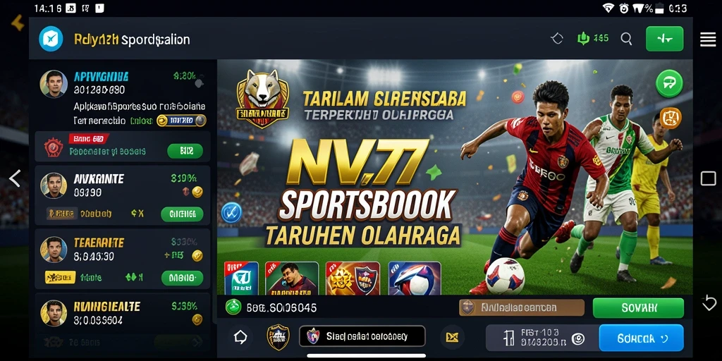 Tampilan gameplay NV77 yang menarik dan interaktif untuk taruhan olahraga.