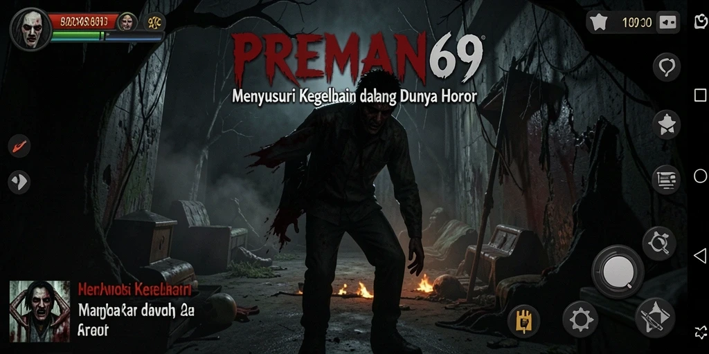 Tampilan mencekam dari gameplay PREMAN69