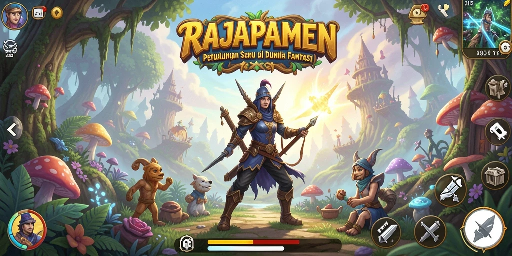 Tampilan menarik dari gameplay RAJAPAMEN yang penuh petualangan.