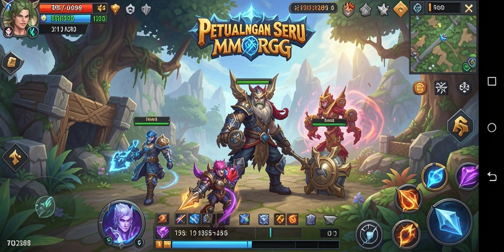 Gameplay seru di dunia fantastis TO288 dengan petualangan MMORPG.