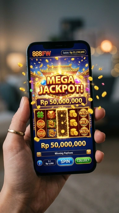 Screenshot aplikasi 888fw menampilkan katalog diverse aplikasi.